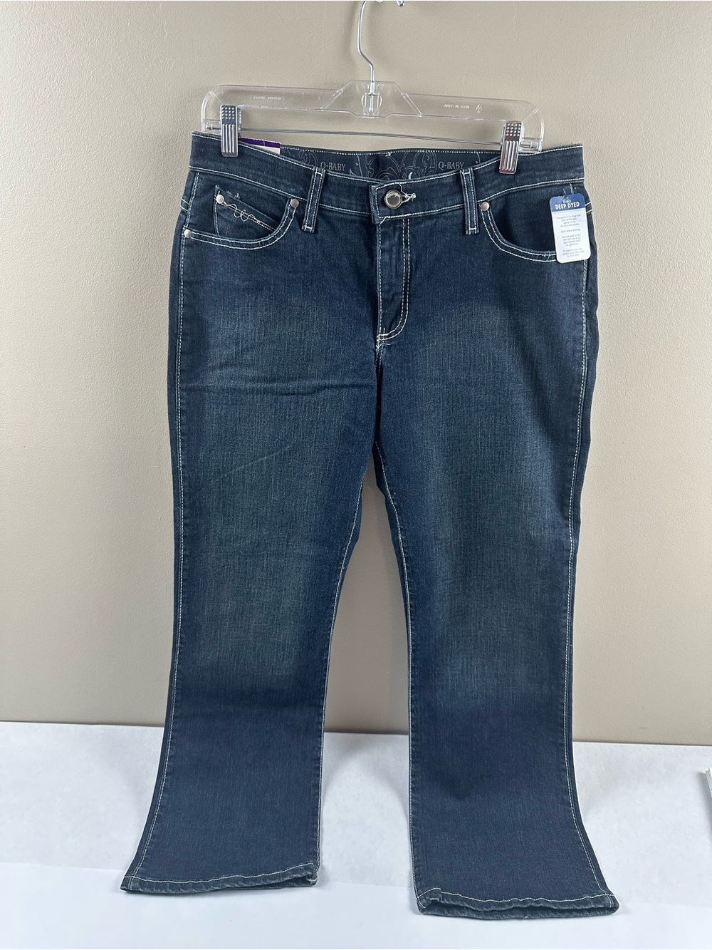Women's Q Baby Wrangler Cowgirl Cut Jeans 11/12 x 30 NWT